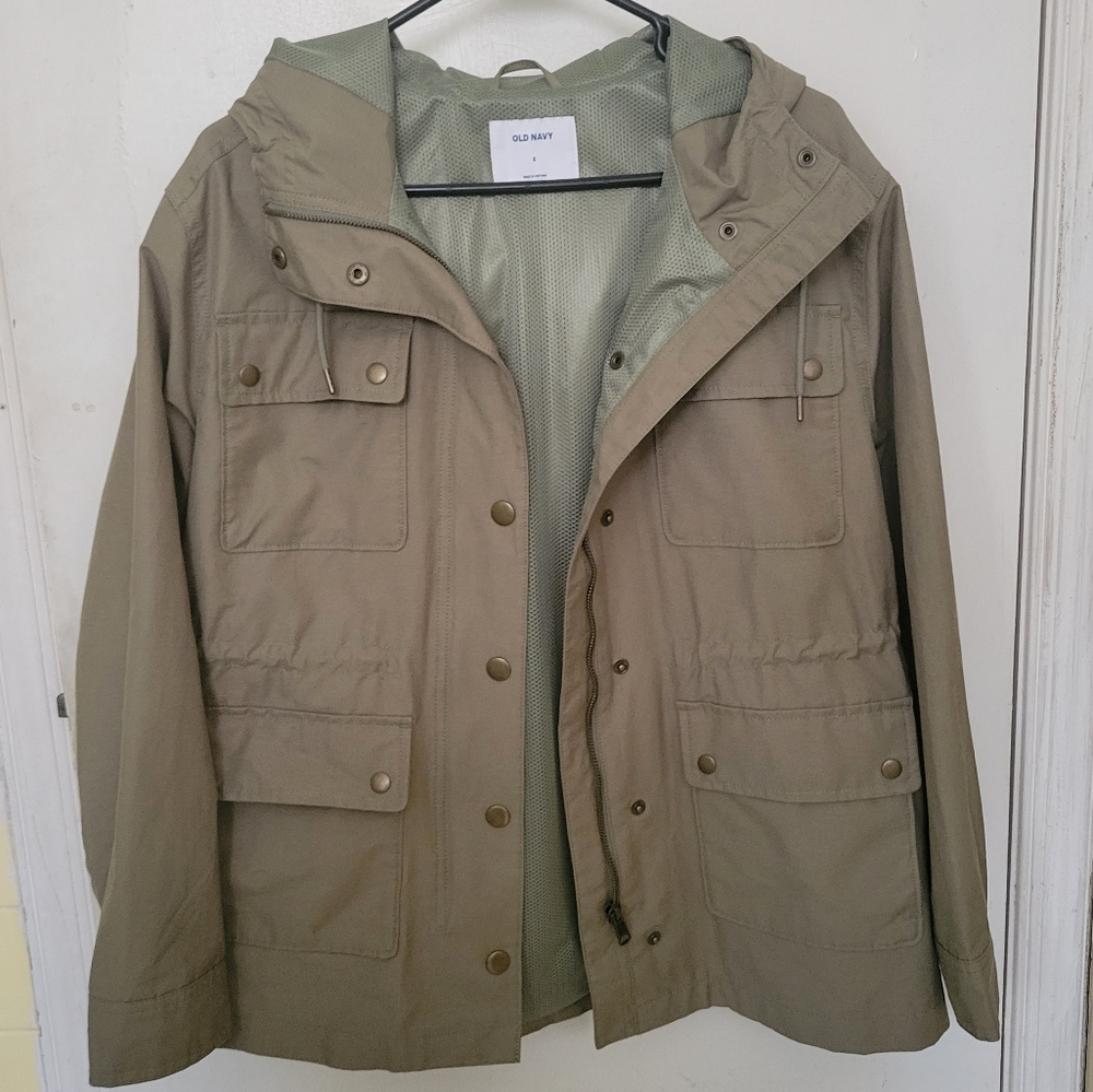 Old Navy Army Green Utility Jacket